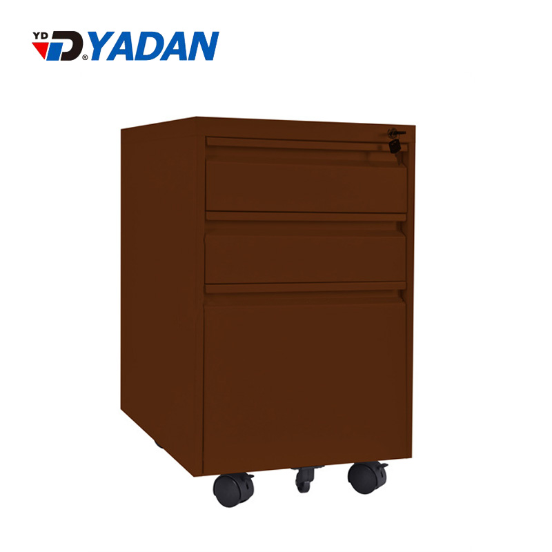 High performance Mobile Pedestal Cabinet with 4 swivel caster and heavy duty sliding rail